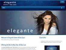 Tablet Screenshot of elegantesalons-spas.com